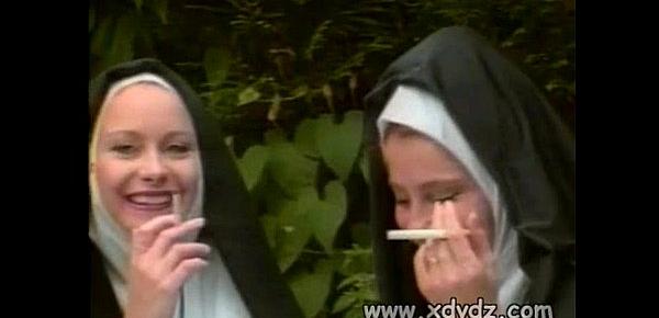  Nun Asks Fellow Sisters To Spank Her Bare Ass Punishing Her For Hot Dreams